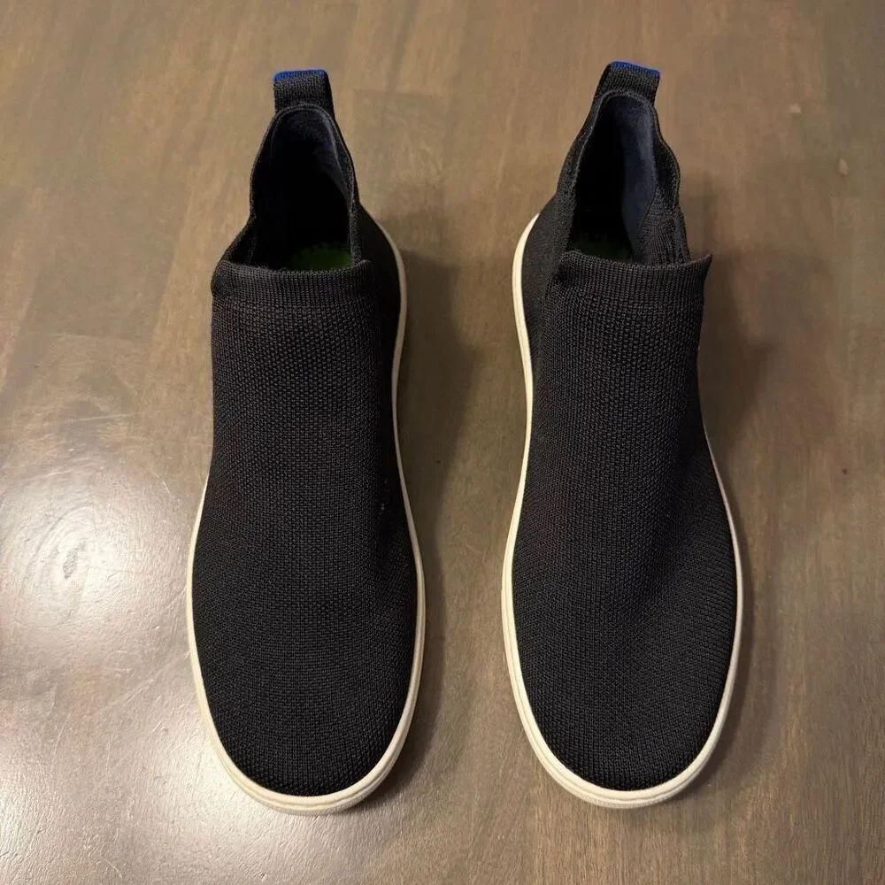 Rothy’s The Chelsea Boot Black size 7.5 Slip On